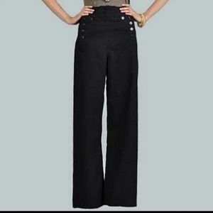 Topshop kate moss wool sailor pants